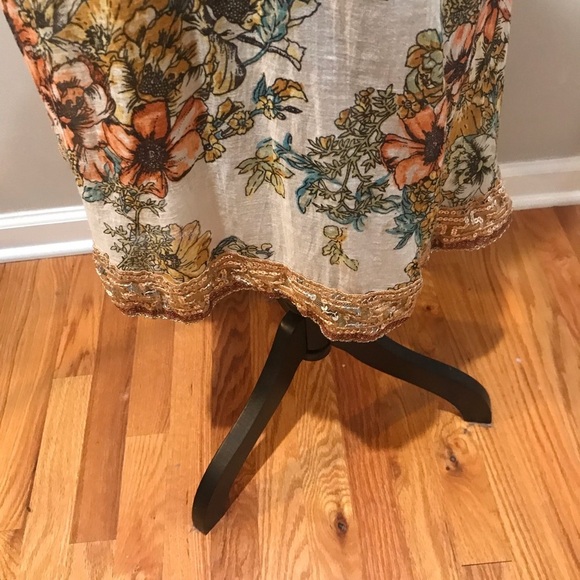 🌸VINTAGE FREE PEOPLE Dress/Beach Cover Up - Picture 6 of 10